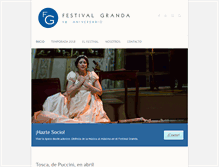Tablet Screenshot of festivalgranda.com